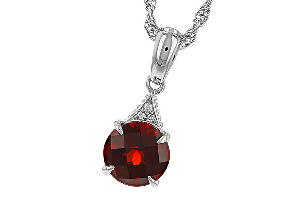 L284-06571: NECK 1.46 GARNET 1.47 TGW (7MM RD)