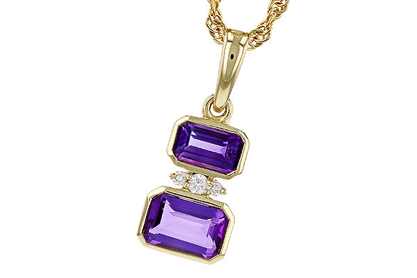 L284-08399: NECK .72 TW AMETHYST .75 TGW