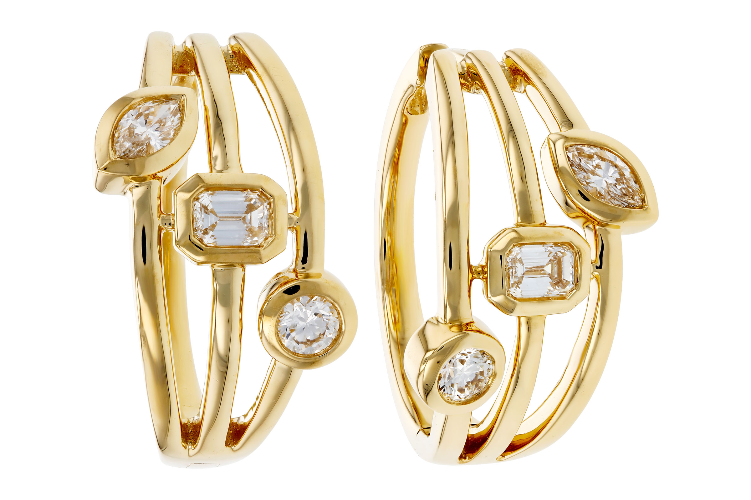 L284-92062: EARRINGS .45 TW (BR/EC/MQ)