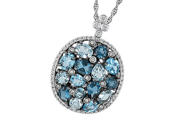 M196-76626: NECK 3.12 BLUE TOPAZ 3.41 TGW