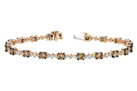 M197-69317: BRACELET 3.05 BROWN DIA 4.10 TW