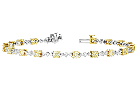 M197-69362: BRACELET 2.80 YELLOW DIA 4.01 TW