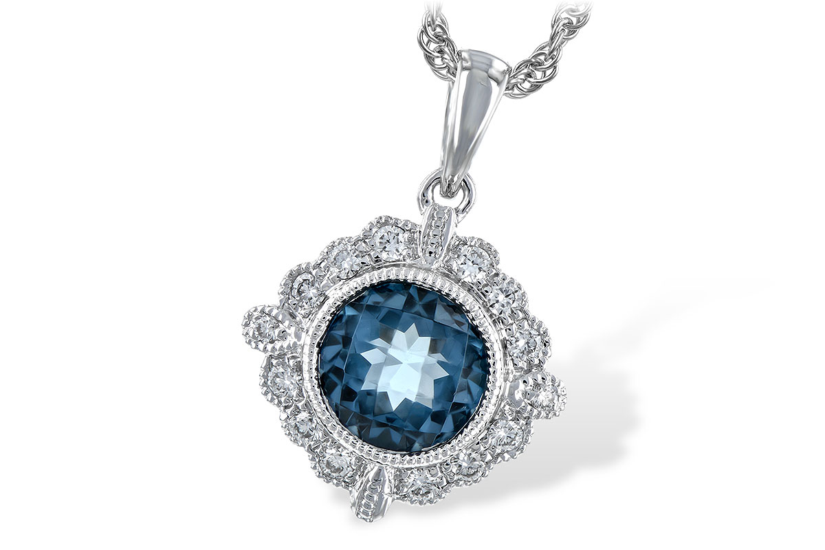 M198-57508: NECK .98 BLUE TOPAZ 1.10 TGW