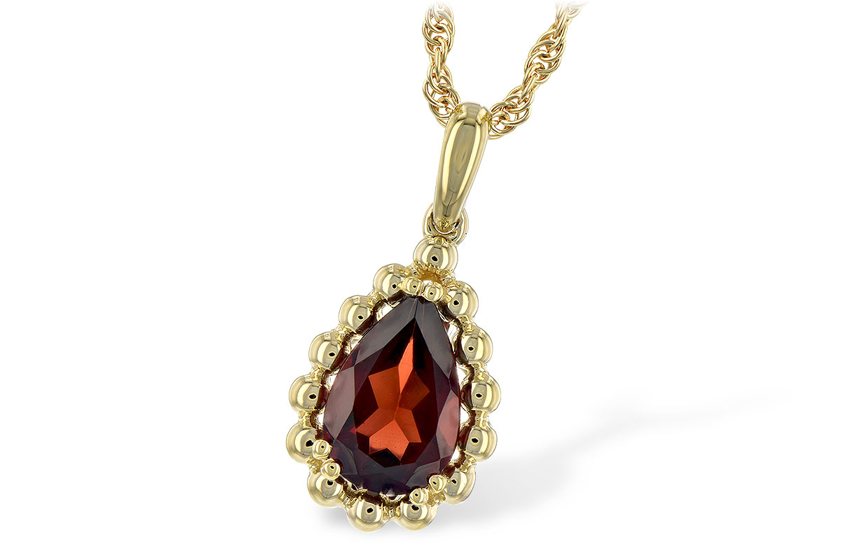 M198-58444: NECKLACE 1.38 CT GARNET