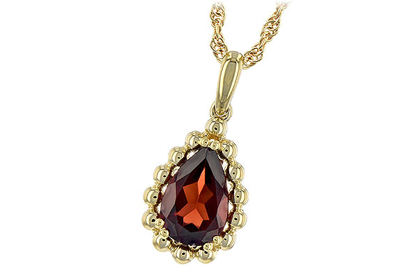 M198-58444: NECKLACE 1.38 CT GARNET