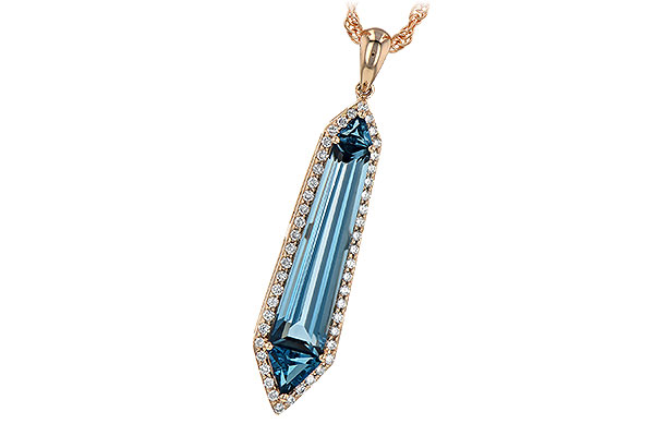 M199-45699: NECK 3.47 LONDON BLUE TOPAZ 3.70 TGW