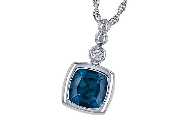 M199-48380: NECK 1.50 LONDON BLUE TOPAZ 1.54 TGW