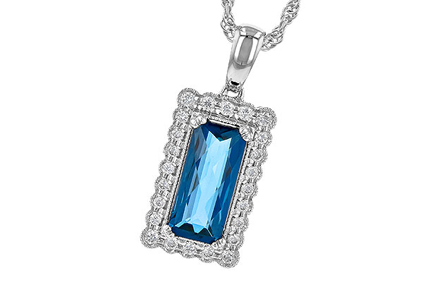 M199-52926: NECK 1.55 LONDON BLUE TOPAZ 1.70 TGW