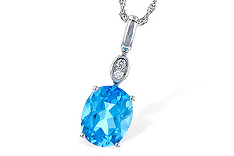 M199-52999: NECK 2.84 BLUE TOPAZ 2.87 TGW (10x8MM BT)