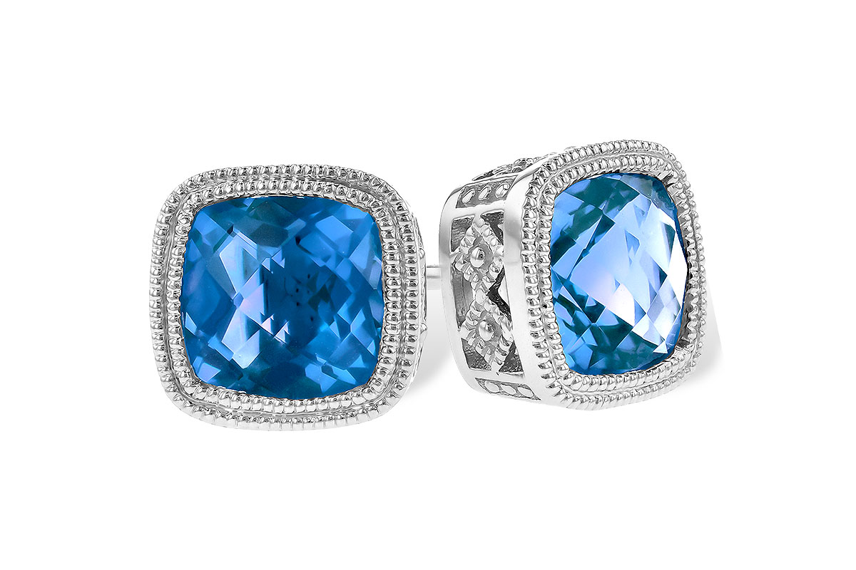 M282-19280: EARR 2.20 TW BLUE TOPAZ