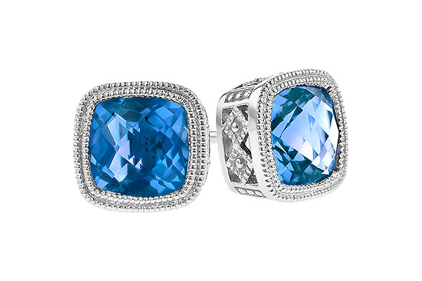 M282-19280: EARR 2.20 TW BLUE TOPAZ