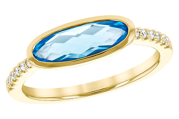 M282-21162: LDS RG 1.30 BLUE TOPAZ 1.40 TGW