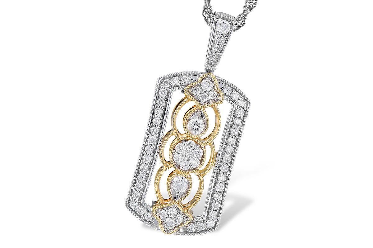 M282-23899: NECKLACE .33 TW