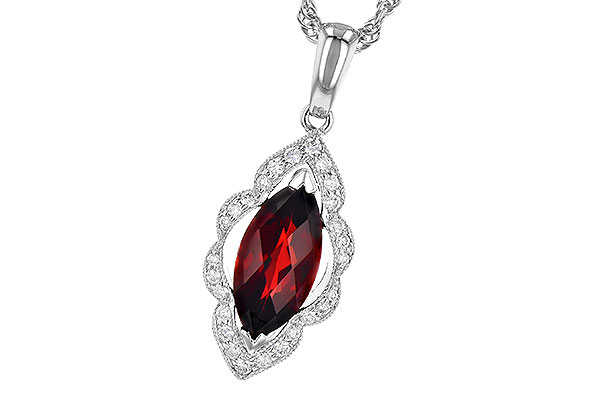 M282-25653: NECK 1.25 GARNET 1.36 TGW