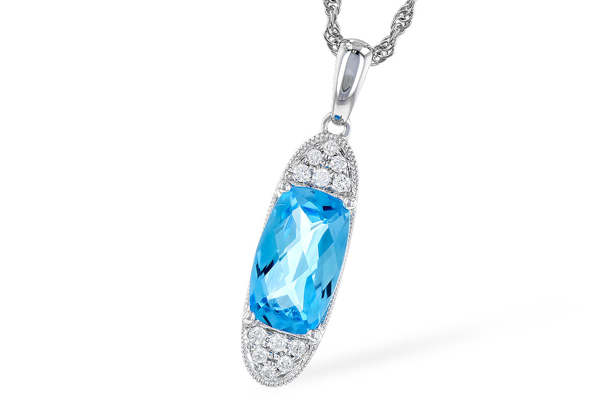 M283-09308: NECK 2.02 BLUE TOPAZ 2.12 TGW