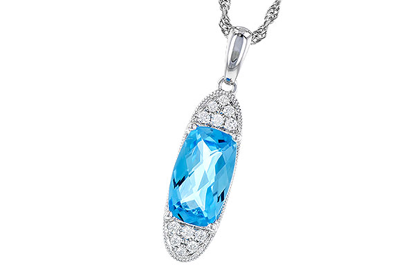 M283-09308: NECK 2.02 BLUE TOPAZ 2.12 TGW