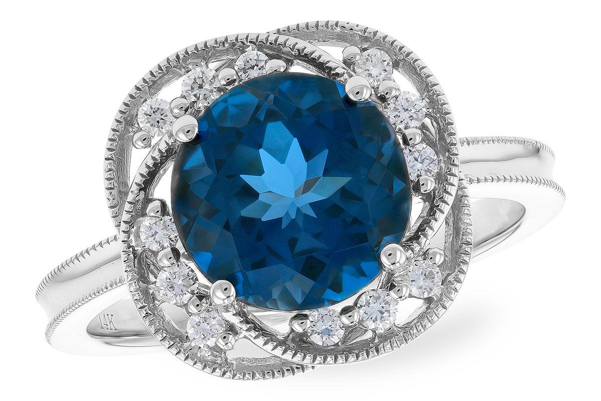 M283-12080: LDS RG 2.90 LONDON BLUE TOPAZ 3.05 TGW (9MM LBT)