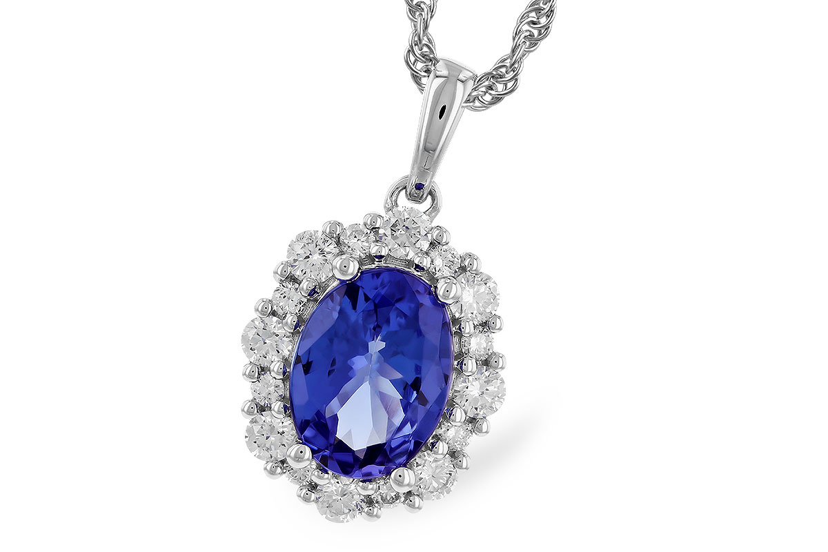 M283-12999: NECK 1.02 TANZANITE 1.32 TGW (8x6 OVAL)