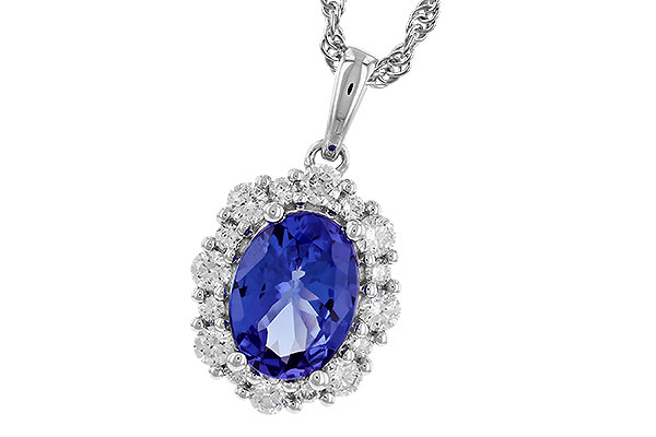 M283-12999: NECK 1.02 TANZANITE 1.32 TGW (8x6 OVAL)