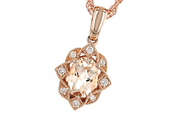 M283-15726: NECK .62 MORGANITE .70 TGW (7x5MM MORG)