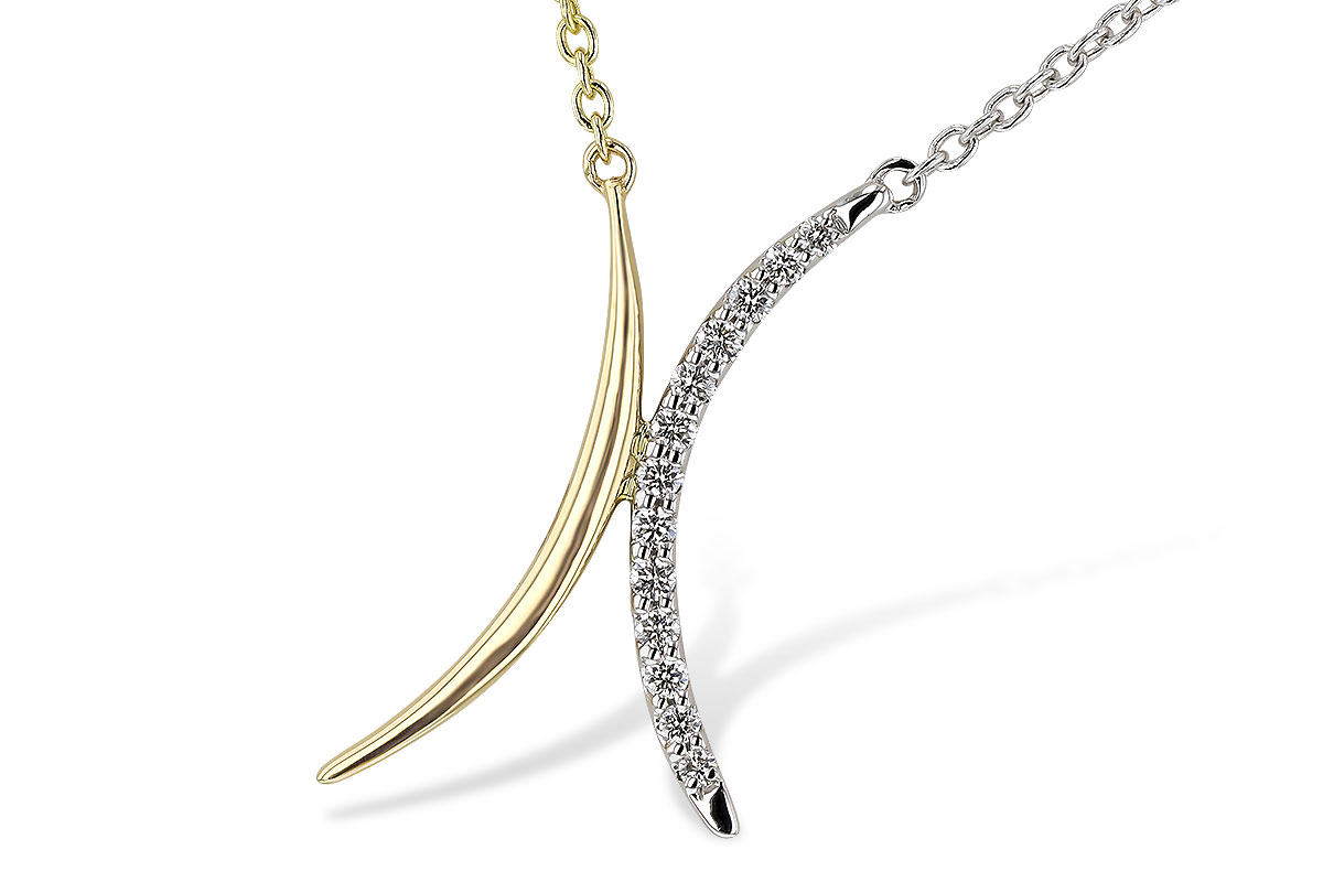 M284-00217: NECKLACE .14 TW (18")
