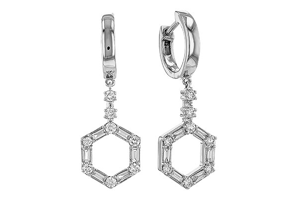 M284-01117: EARRINGS .23 BAG .60 TW