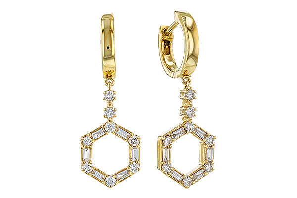 M284-01117: EARRINGS .23 BAG .60 TW