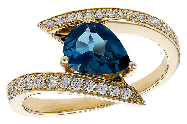 M284-01126: LDS RG 1.04 LONDON BLUE TOPAZ 1.28 TGW (8x6MM)