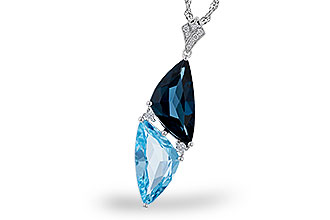 M284-02053: NECK 6.87 BLUE TOPAZ 6.97 TGW