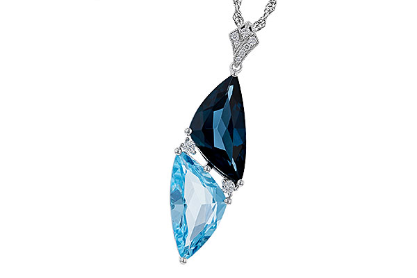 M284-02053: NECK 6.87 BLUE TOPAZ 6.97 TGW
