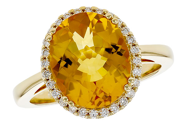 M284-02971: LDS RG 3.85 CITRINE 4.05 TGW (12x10MM OV)