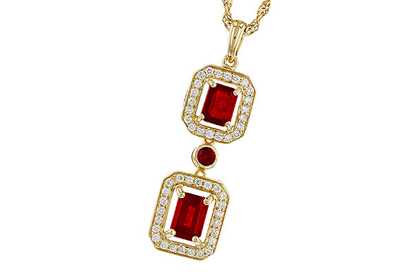 M284-03908: NECK 1.22 TW RUBY 1.43 TGW