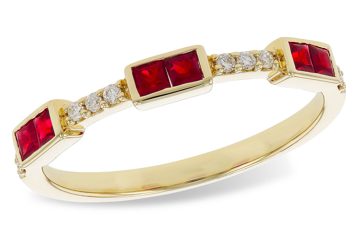 M284-04735: LDS WED RG .34 RUBY .41 TGW