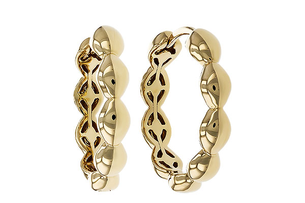 M284-05726: GOLD EARRINGS (18MM)