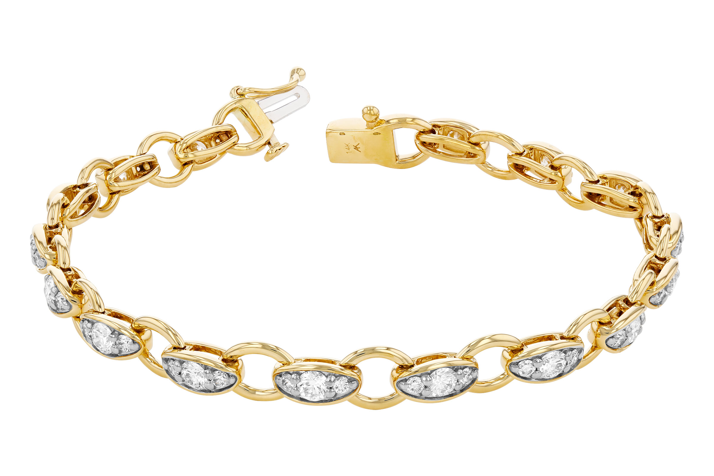 M284-92080: BRACELET 2.20 TW (7")