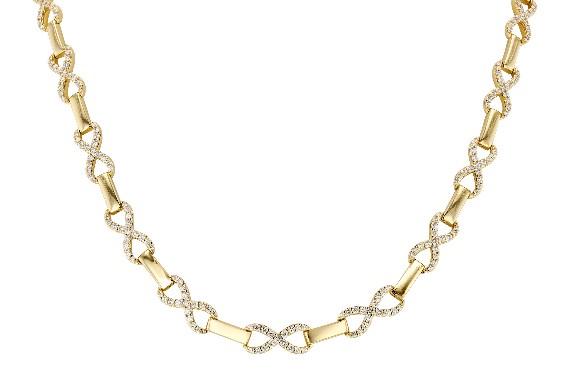M284-92971: NECKLACE 2.20 TW (17")